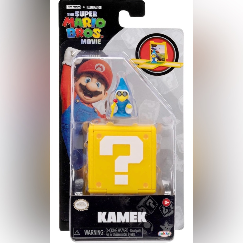 THE SUPER MARIO BROS. MOVIE – 1.25” Kamek Mini Figure with Question Block